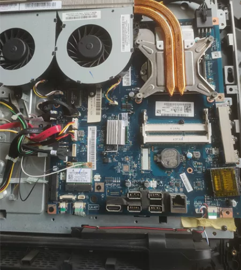 联想b550一体机电脑主板  折机件正常使...