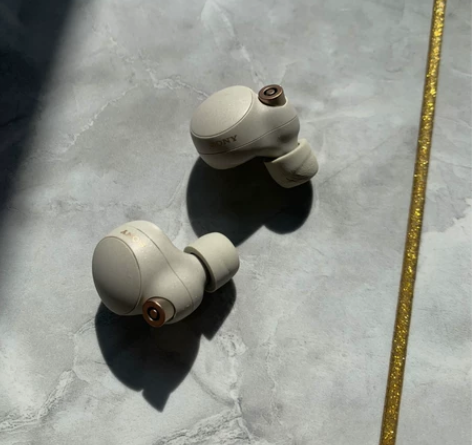 索尼wf1000xm4左耳 右耳 铂金银个...