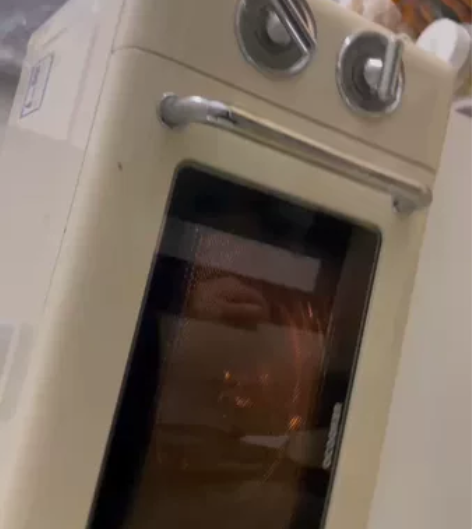 小米微波炉家用一体机迷你机械转盘复古式小型...