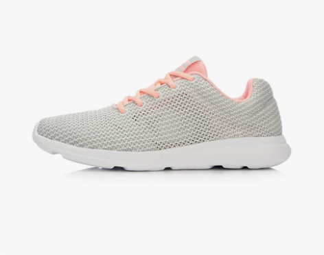 李宁女鞋跑步鞋Easy Run轻便休闲鞋透...