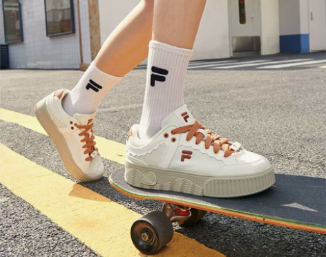 FILA FUSION斐乐潮牌女鞋板鞋休闲...