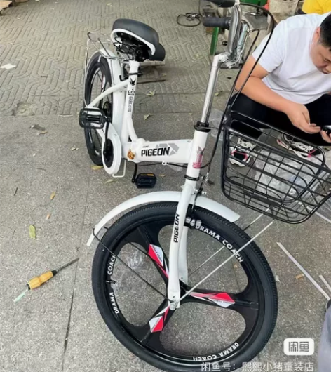 飞鸽牌折叠自行车,新入手的飞鸽牌可折叠自行...