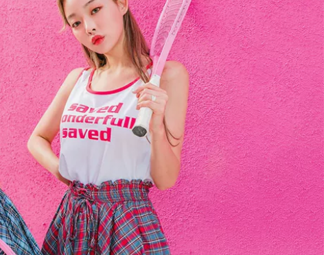 chuu吊带背心女外穿小清新夏新款韩版学院...