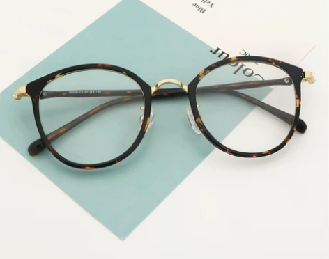 ?三毛眼镜店透明近视眼镜女网红款大框圆脸男...