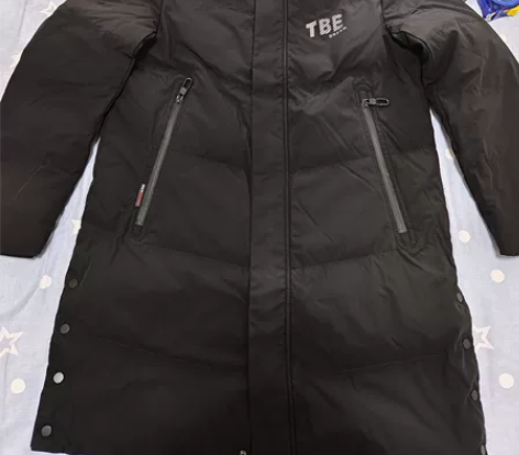 坦博尔中长款男式羽绒服，175/92A，适...