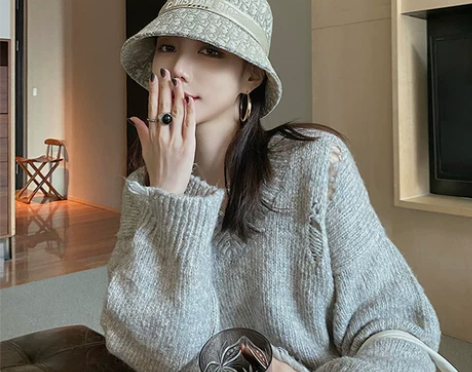 渔夫帽女潮牌百搭显脸小韩版盆帽欧美复古秋季...