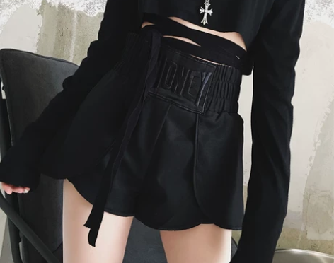 大码女装夏季高腰显瘦绣花阔腿裤胖mm休闲运...