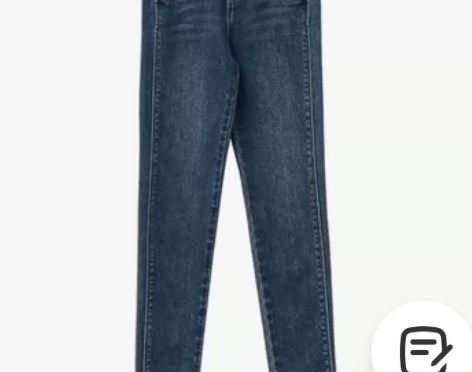 DoggyQin超模筷子腿/高腰牛仔裤女秋...