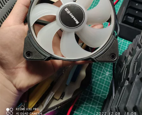 全国包邮 航嘉GX122新月机箱风扇，上过...