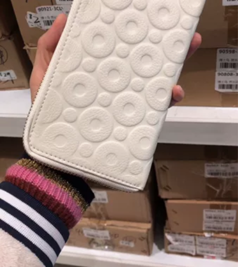 全新女士真皮零钱包手拿包化妆包 头层牛皮正...