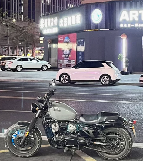 大韩骁胜GV300晓星复古巡航摩托车，第一...