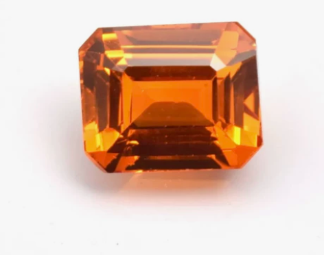 锡兰橙色蓝宝石3.715克拉 规格：8.5...