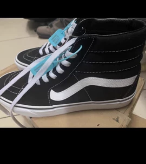 Vans Sk8 hi黑白经典高帮男女鞋休...