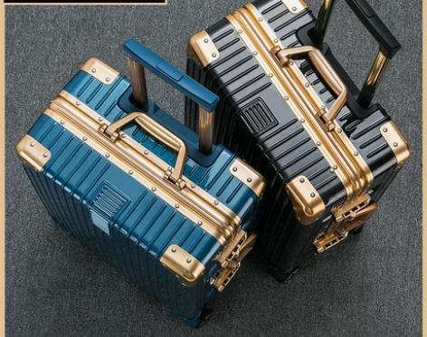 行李箱，情侣款（蓝色和红色）行李箱男超大容...