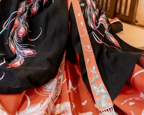 如梦霓裳原创汉服女立领长袄配饰 翩翩 洛鸟...