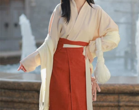 五五年原创汉服女【零时差】宋制旋裙秋冬三件...