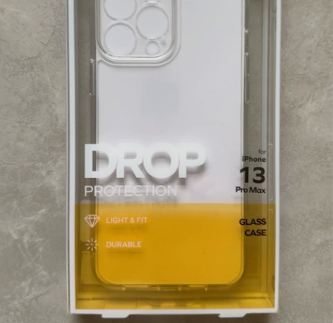 苹果13Pro Max透明玻璃保护壳  品...