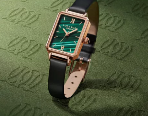 Lola Rose罗拉玫瑰小绿表石英手表女...