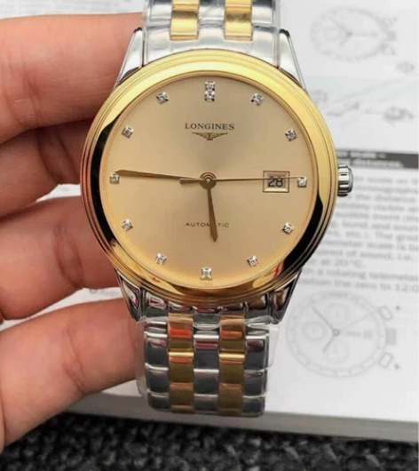 正品二手9成新 浪琴男士军旗系列全自动机械...