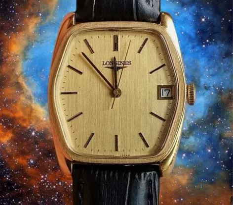 正品浪琴古董表，手卷机芯 搭配独特六角形表...