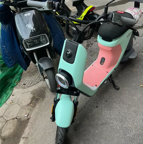 九号c40电动车,买了三个月,在地下车库存...