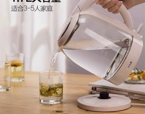 小.熊电水壶热水壶 1.7L家用自动断电大...