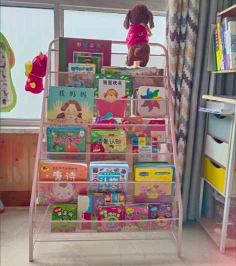 全新厂家直销儿童书架家用落地简易收纳架宝宝...