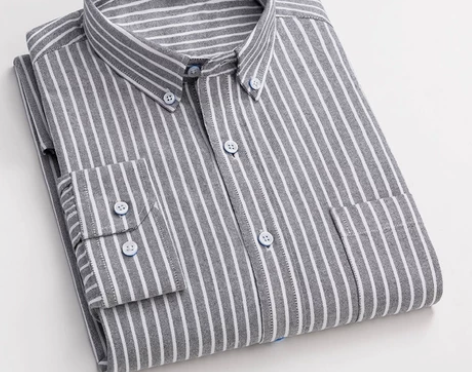 【亏本出】全新春秋季衬衫男长袖休闲修身牛津...