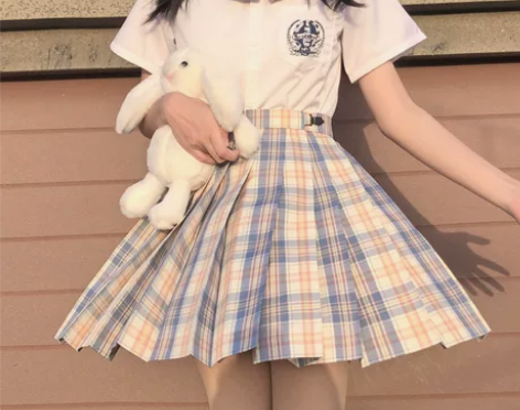 姝派汇原创JK制服百褶裙日系正版少女短裙格...
