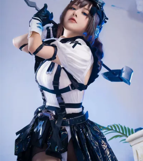 现货悠窝窝战斗女仆cos梅花武装cospl...