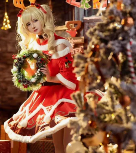 【主出次换】芭芭拉圣诞cos 次元依 l ...