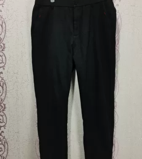 男士加绒休闲裤 腰围平摊两尺四裤长100