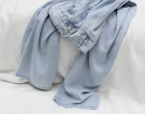 冰丝牛仔裤女薄款夏季高腰百搭垂感显瘦冰氧吧...