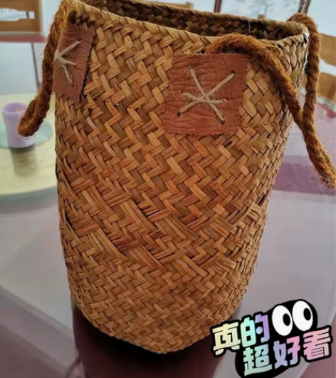工厂清仓特价处理最后20几个！ 手工草编花...