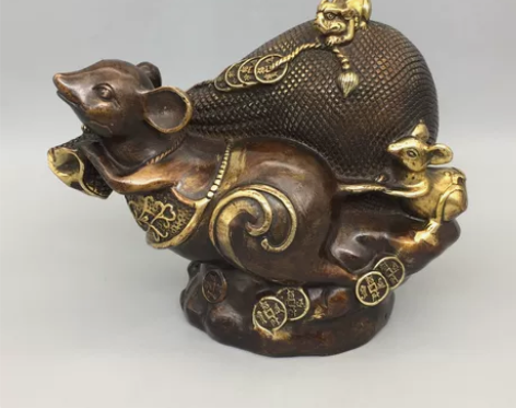 拉黄金袋鼠,工艺精湛 ,包浆醇厚,型态完...