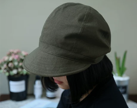 春夏鸭舌帽时尚百搭帆布帽日系文艺复古军帽棒...