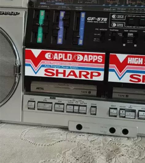 原装进口日本夏普GF-575收录机，原装日...