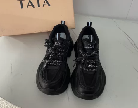 【他她 TATA老爹鞋】女爆款显脚小厚底增...