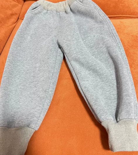 加绒卫裤，裤长60cm 九成新，嫌短了男女...