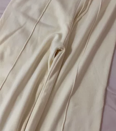 ?张公子studio高腰垂感针织拖地裤宽松...