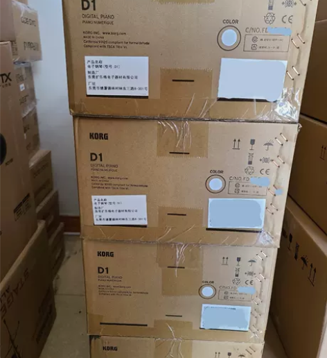 korg d1白色 紧凑便携数码钢琴 琴键...