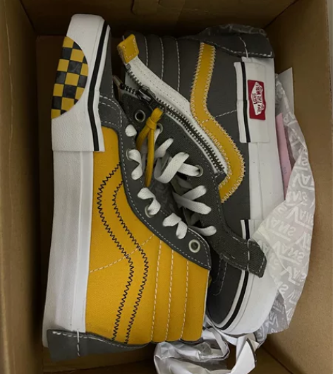 vans帆布鞋解构系列。线下专柜购入的，全...