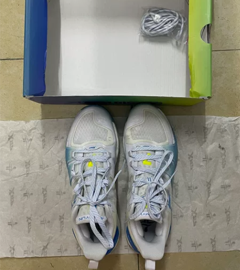 特步XTEP 林书豪2代 白蓝 43码 原...