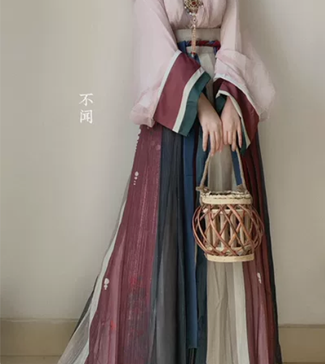 青衫吟原创【不闻】汉服晋制女款一片式齐腰交...