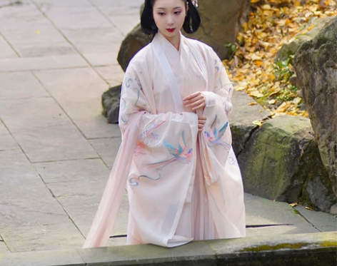 都城南庄 大袖衫女汉服肉色大袖女款传统日常...