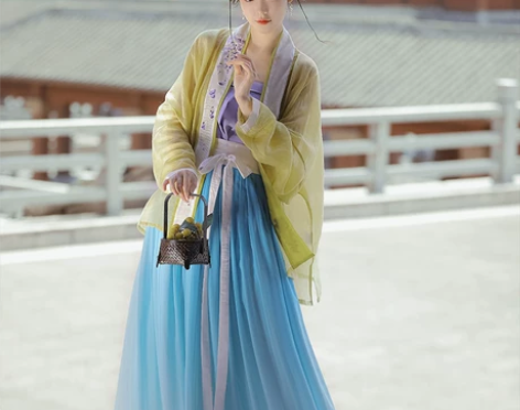 七月夕 如梦令 宋制汉服女夏季仙气中国风飞...