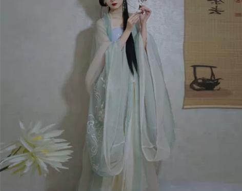 仙楚姬原创汉服女【梦璃】诃子裙汉元素大袖衫...