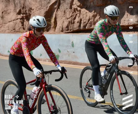 魅骑MCYCLE抓绒骑行服长袖男女秋冬花棉...