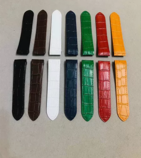 卡地地亚桑托斯Santos100真皮手表带...