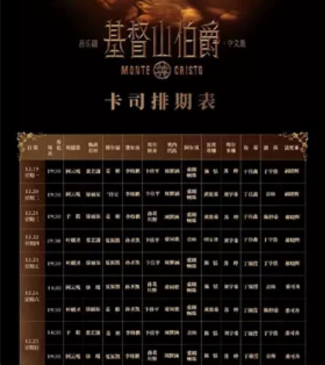 音乐剧基督山伯爵阿云嘎主演池座一排门票转让...